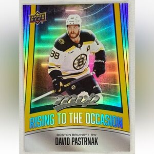 David Pastrnak 2025/26 Upperdeck Boston Bruins Insert Hockey Card